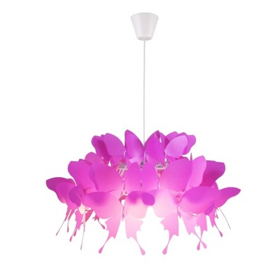 LAMPA WISZĄCA FARFALLA LP-3439/1P 1XE27 RÓŻOWA