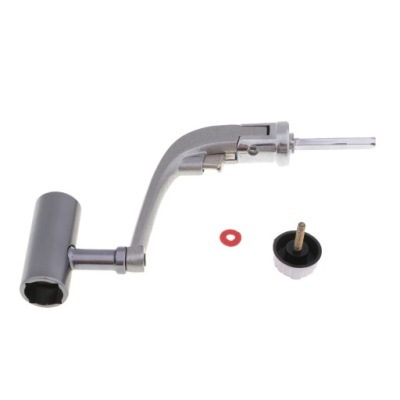 Pełna Metalowa Rączka Kołowrotka Składana L