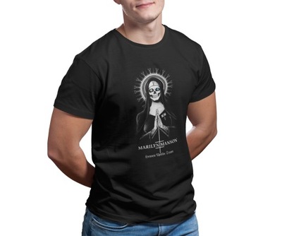 Koszulka T-shirt Męska - marylin manson - M