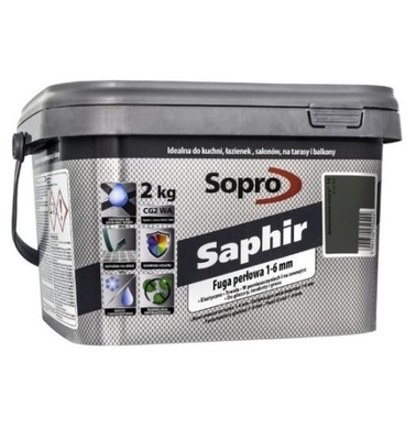 SOPRO Fuga Saphir 2kg Betonowo-Szara(14)