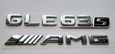 GLE63s AMG Mercedes emblemat chrom