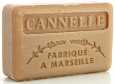 Delikatne Francuskie mydło Marsylskie CANNELLE CYNAMON CYNAMONOWE 125 g