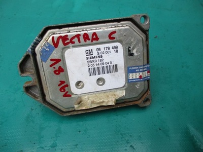 OPEL VECTRA C 1.8 16V БЛОК УПРАВЛЕНИЯ ДВИГАТЕЛЯ 09179499