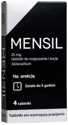 Mensil erekcja potencja sildenafil 25 mg 4 tab