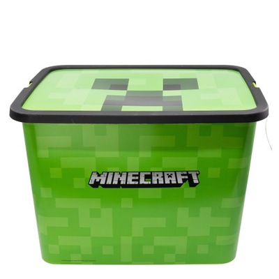 Minecraft Pojemnik organizer pudełko zabawki z pokrywką 23 L dla dzieci