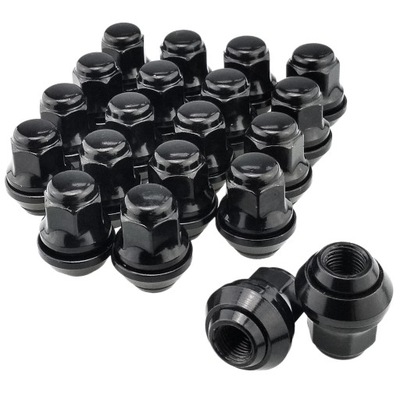 NEGRAS PUERCAS PARA ORIGINALES DISCOS ALUMINIO FORD M12X1,5 CARBONAPARA  