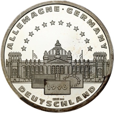 Niemcy. Medal - 5 euro 1996 - SREBRO