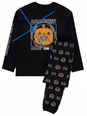piżama george 158/164 Halloween spodnie od pizamy