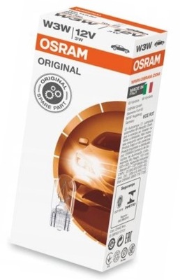 Osram ŻARÓWKA W3W 12V W2.1X9.5D 3W ORIGINAL 10 SZTUK