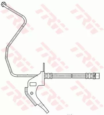 TRW ПАТРУБОК ТОРМОЗНОЙ ГИБКИЙ ЗАД ASTRA MK V (H) SPORT HATCH (A04)