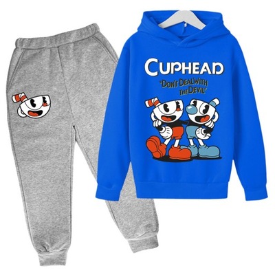 bluza dla Cuphead bluzy Pullover + spodnie