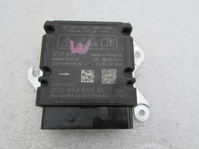 Модуль блок керування подушка безпеки vw skoda 2q0959655bl фото №1
