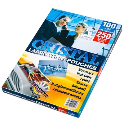 FOLIA DO LAMINOWANIA LAMINACYJNA A4 125mic 100kpl