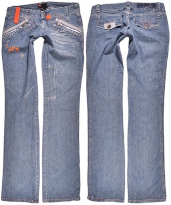 DIESEL spodnie LOW WAIST jeans CUNADY W27 L32