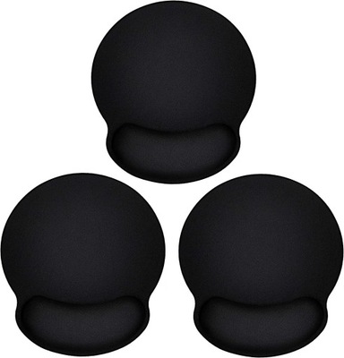 Ergonomic Mouse Pads 3-Pack with Wrist Rest