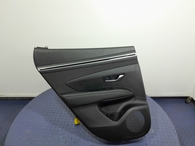 Hyundai tucson iv обшивка обивка дверь задняя левая кожа фото №1