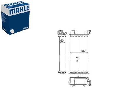 ОБОГРЕВАТЕЛЬ BMW 3 E30 Z1 1.6-2.7 09.82-06.94 MAHLE фото