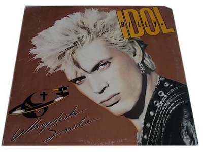 BILLY IDOL - Whiplash Smile - Chrysalis USA - 1986