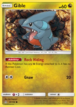 Pokemon TCG Gible (UPR 97)