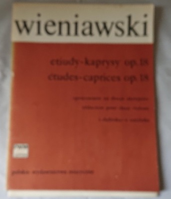 WIENIAWSKKI. ETIUDY-KAPRYSY OP.18.