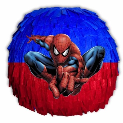 SPIDERMAN CZERWONO-GRANATOWY PINIATA NA URODZINY | PINATA URODZINOWA