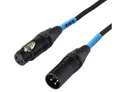 Kabel SSQ XX3 PRO XLR męski - XLR żeński 3 m