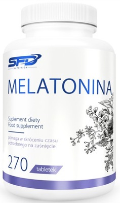 Melatonina SFD Aż 270 Porcji SPOKOJNY SEN RELAX