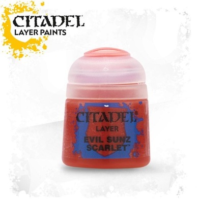 Farba Citadel Evil Sunz Scarlet Layer 12 ml