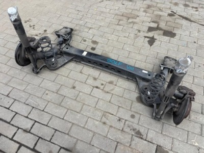 Vw golf viii балка подвеска ось задний  комплектная фото №1