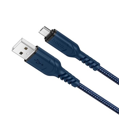 KABEL WZMACNIANY OPLOT USB do Micro USB 2,4A VICTORY X59 1 METR HOCO