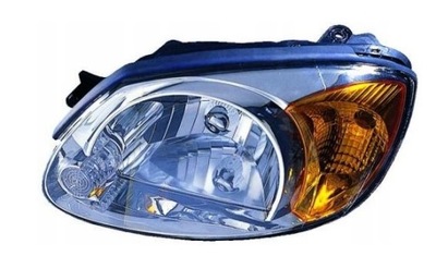 Hyundai accent lc 2002-2006 фара левый h4 фото №1