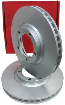 2 гальмівні диски ham. перед hyundai h-1 starex h100 porter фото №1