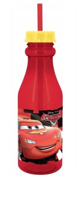 Butelka ze słomką Cars 3 Czerwona 500ml 2454