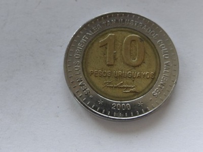 [10285] Urugwaj 10 pesos 2000 r. st. 2