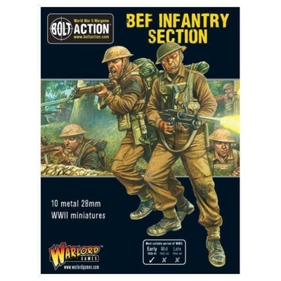 BOLT ACTION BEF Infantry Section / Piechota / World War II