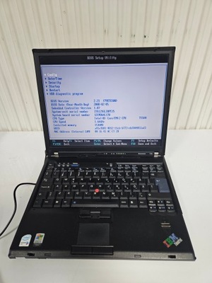 KULTOWY IBM ThinkPad T60 14' T5500 1,5GB 0GB SPRAWNY
