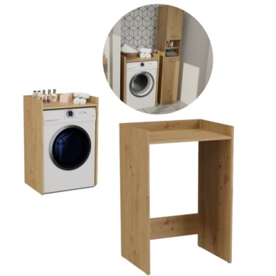 SZAFKA ŁAZIENKOWA NA PRALKĘ ZABUDOWA PRALKI POLA NP DĄB ARTISAN