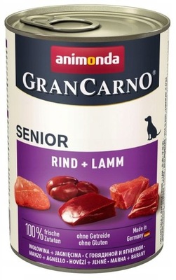 Animonda Gran Carno Senior Wołow+jagnie 400g