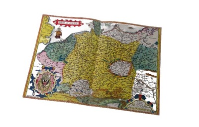 STARA MAPA 1595 NIEMCY EUROPA POLSKA PRUSY 44