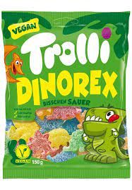 Trolli Żelki Dinorex Kwaśne 150g