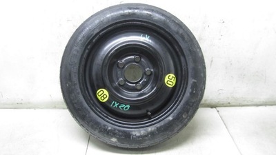 HYUNDAI IX20 RUEDA RUEDA DE RECAMBIO 5X114.3 T125/80D15  