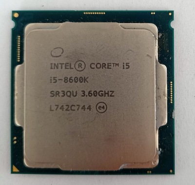 Intel Core I5 8600K 6x3,6GHz