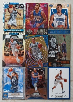 LOT KARTY NBA PANINI AARON GORDON ZESTAW 9 KART