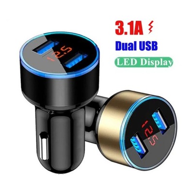 3.1A DOBLE DISPOSITIVO DE CARGA DE AUTOMÓVIL USB PARA VOLVO S40 S60 S80 S90 S40 XC60  