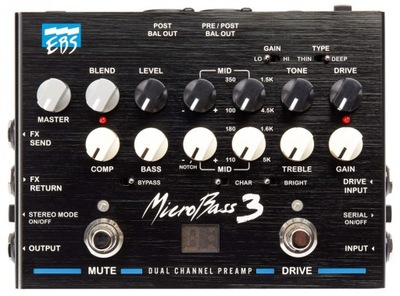 EBS Micro Bass III preamp do gitary basowej