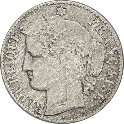 5.FRANCJA, 50 CENTIMÓW 1887 A