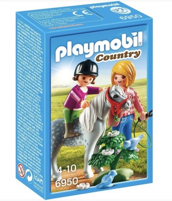 Klocki Playmobil 6950 Country Spacer z kucykiem