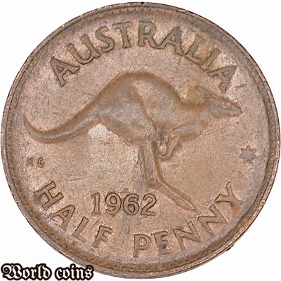 HALF PENNY 1962 AUSTRALIA