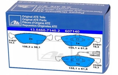 КОЛОДКИ ТОРМОЗНЫЕ ALFA ROMEO 156 2.0 JTS 2.4 2.5 V6