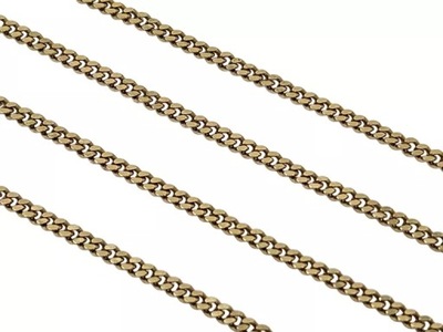 ZŁOTY ŁAŃCUSZEK 585 4,81G 50CM PANCERKA